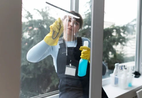 Nettoyage de vitres intérieures et extérieures à Baudres